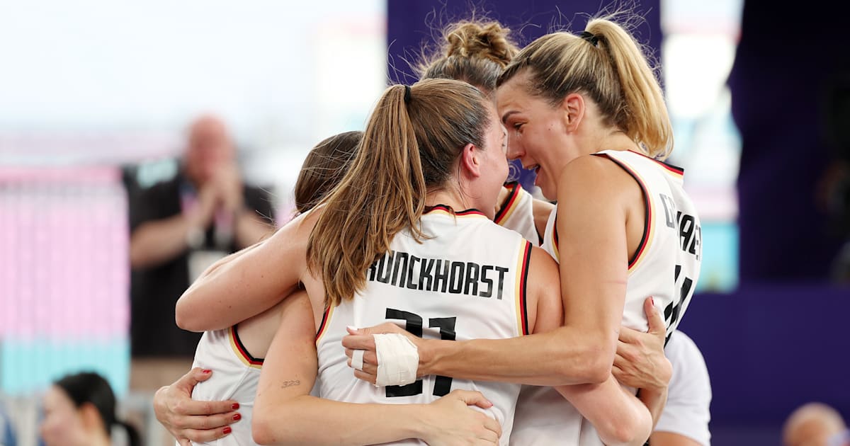 3×3 Basketball bei Paris 2024: Zwei Siege gegen Aserbaidschan und Kanada