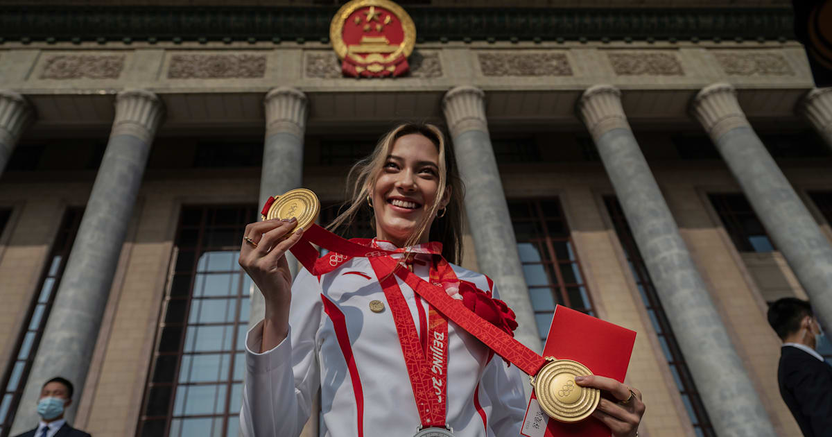 Freeski: Beijing 2022 gold medallist Eileen Gu on inspiring young girls ...