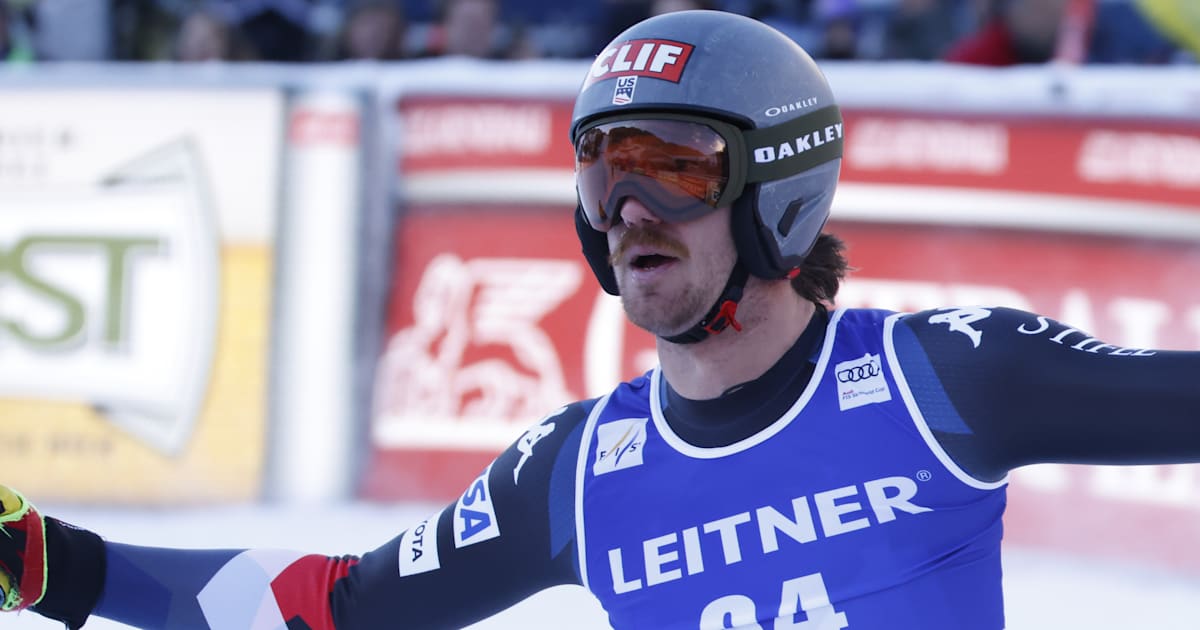 Bryce Bennett pulls off surprise victory in Val Gardena downhill, beating Aleksander Aamodt Kilde in Alpine skiing FIS World Cup 2023/24
