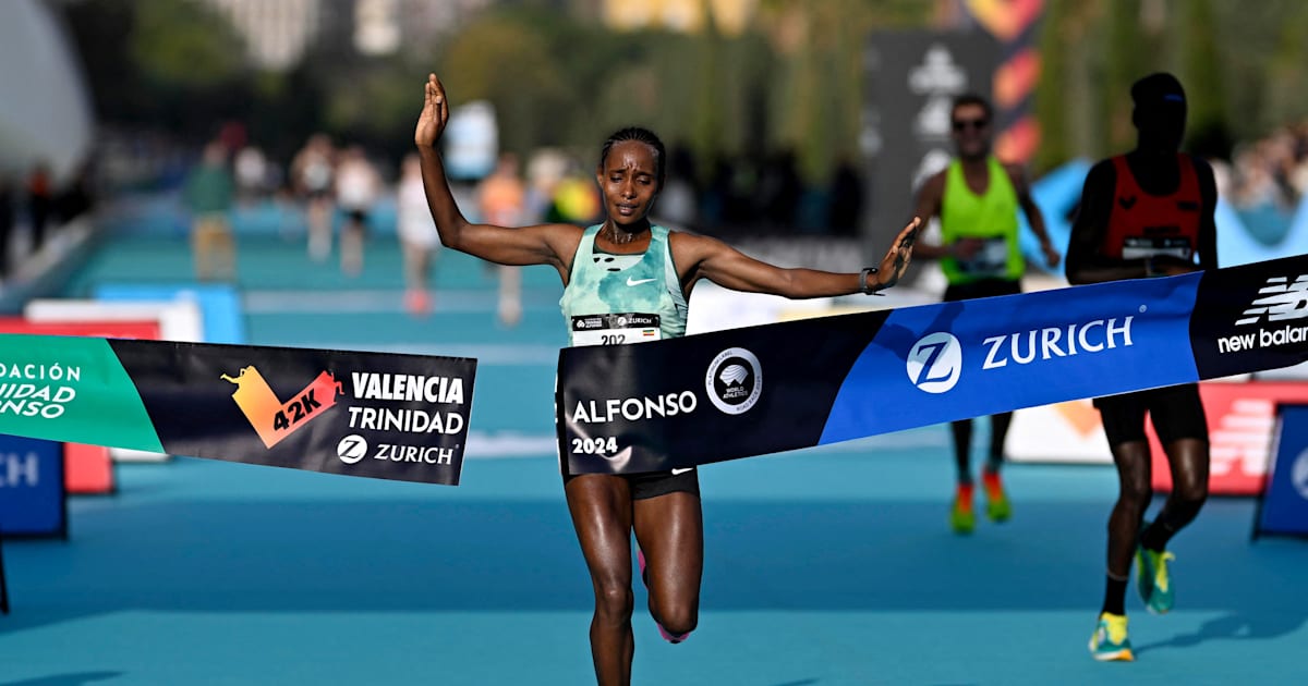 Valencia Marathon 2024 All top results and times full list