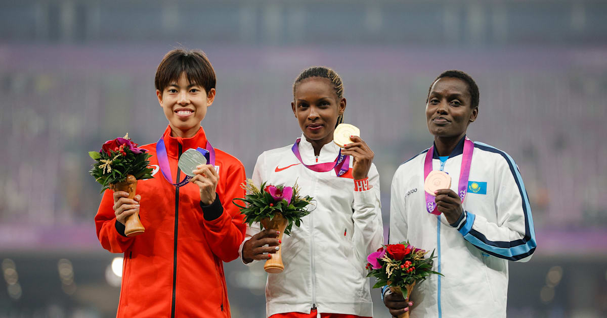 廣中璃梨佳、女子10000mで銀メダル｜アジア競技大会・杭州、陸上競技