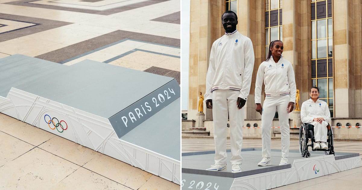 P&G and Paris 2024 unveil medal podiums for Olympic and Paralympic