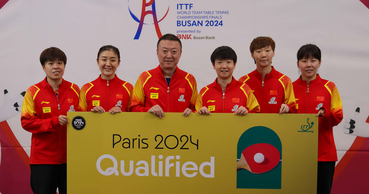 Table tennis: Which teams have obtained a Paris 2024 qualifying quota spot?