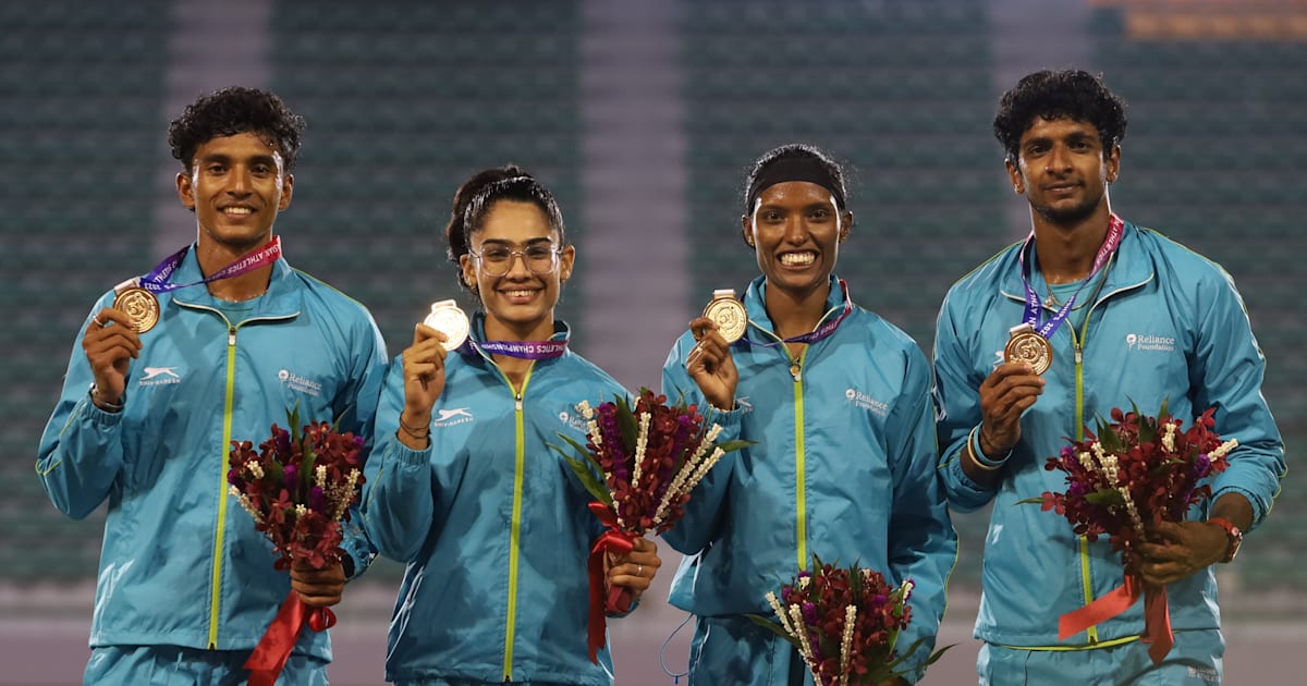 Asian Athletics Championships 2023 India medals tally and results