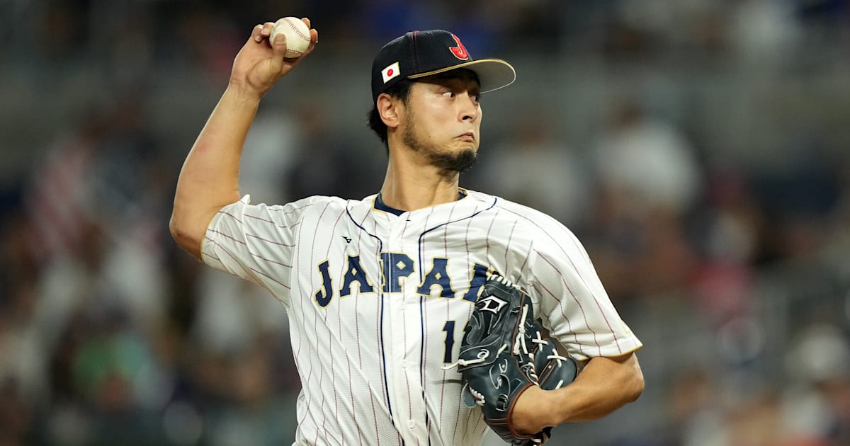 2023WBC 侍ジャパン ダルビッシュ有　2点セット 侍ジャパン】ダルビッシュ有が3回に2ラン被弾で先取点許す 2