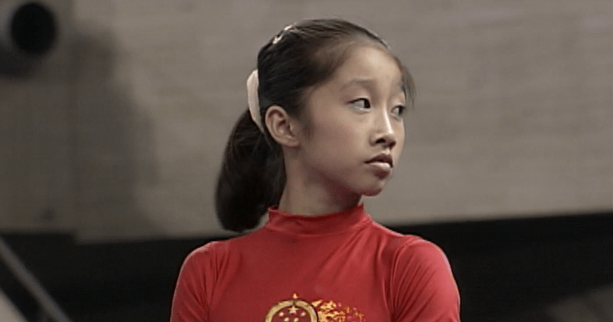 All of Lu Li's uneven bars routines from Barcelona 1992