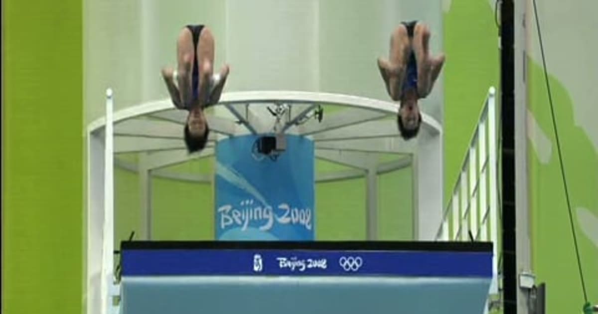 Women's 10m Platform Synchronized Final Diving Beijing 2008 Highlights