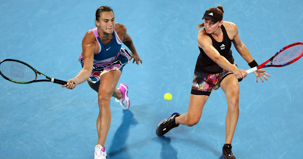 On Court-T テニス Women’s S 全豪ver. 新品/未開封 サバレンカとリバキナが女子シングルス決勝進出｜全豪OPテニス2023第11日