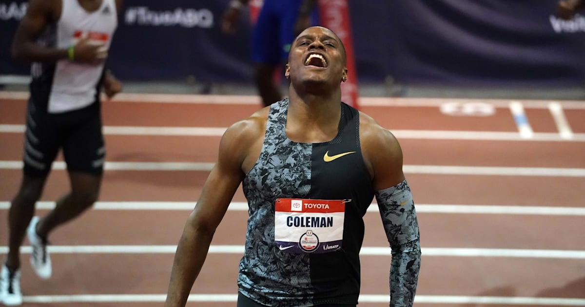 Athletics Christian Coleman, Julien Alfred secure decisive 60m