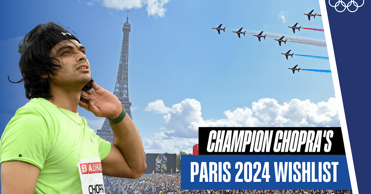 The excitement of Paris 2025 through Neeraj Chopra's eyes!