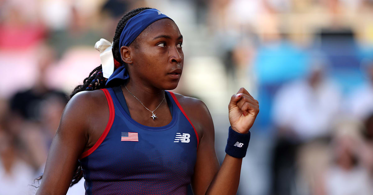 Tennis: USA’s Coco Gauff in fighting form as she reaches second round of Olympic women’s singles tournament