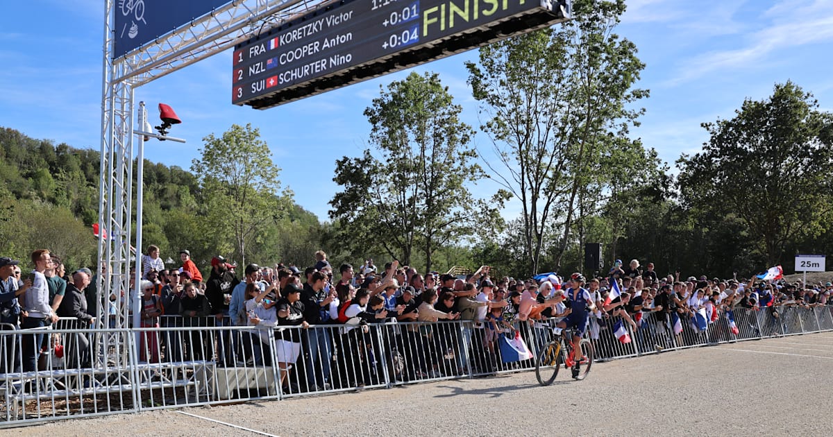 Paris 2024 Mountain Bike Test Event Elancourt hill transformed into