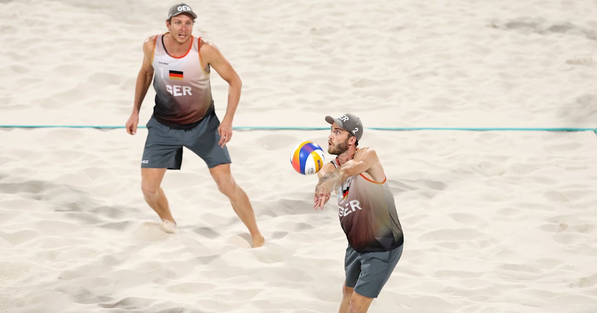 Beachvolleyball bei Paris 2024 Nils Ehlers und Clemens Wickler holen