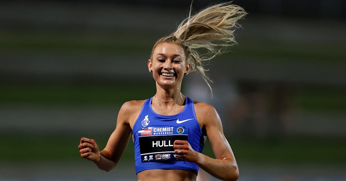 Jessica Hull bat le record national du 1 500 m à l'Eugene Diamond