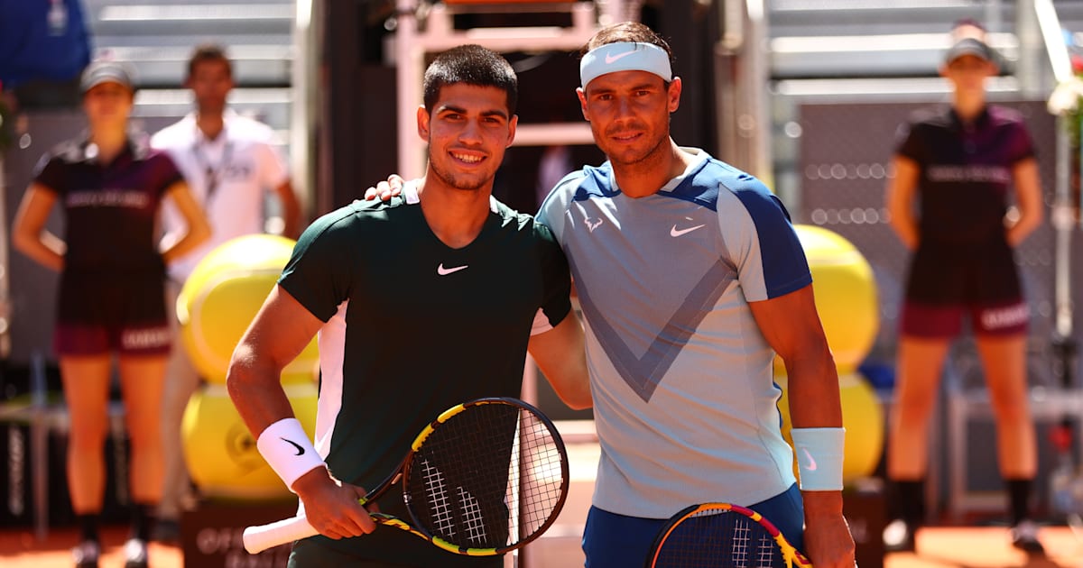 Rafael Nadal y Carlos Alcaraz formarán equipo con España en París 2024