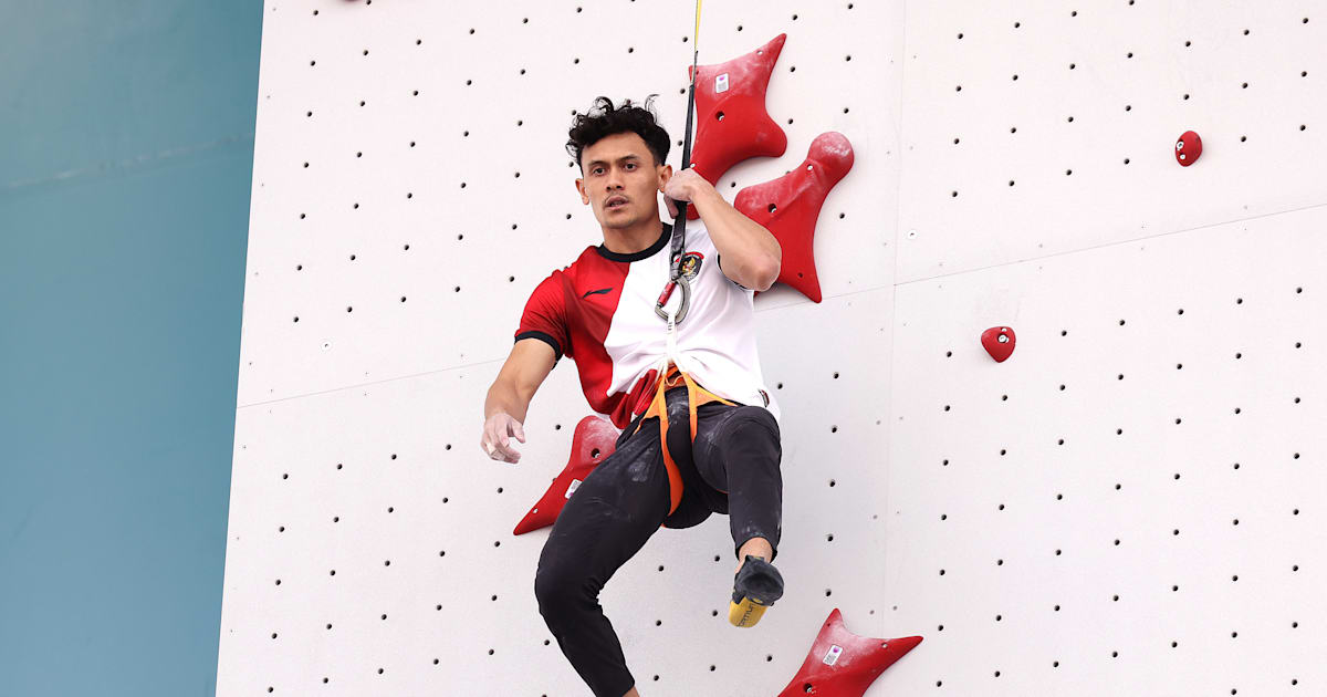 Paris 2024 sport climbing: Indonesia’s Veddriq Leonardo wins Speed gold as Sam Watson breaks world record for bronze