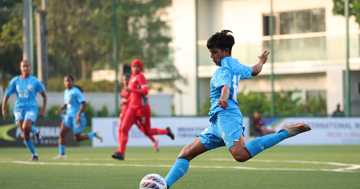 India Women’s Football Team Thrashes Maldives 14-0