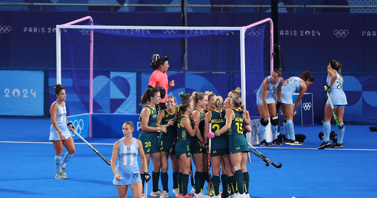 Paris 2024 Olympics hockey: Hockeyroos vs Argentina ends in 3-3 draw