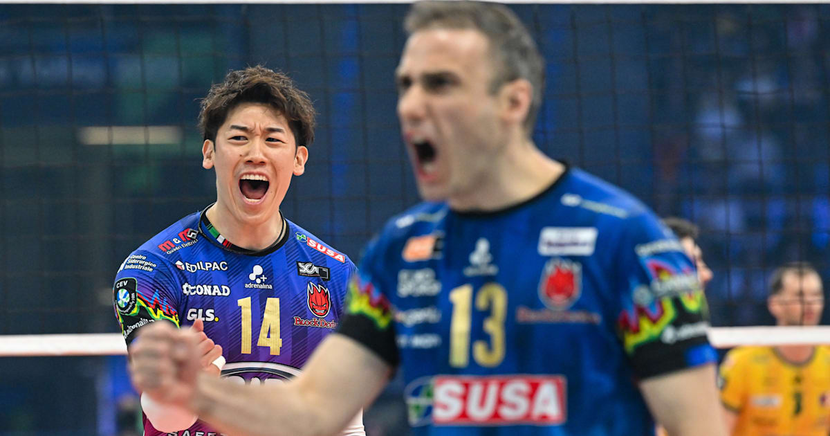 石川祐希所属のペルージャが初優勝…日本男子初の快挙