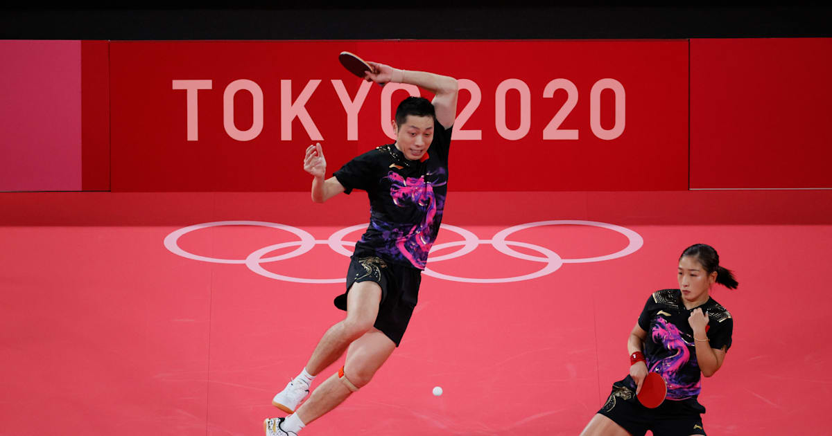 Tokyo Olympics mixed double table tennis Watch the gold and bronze