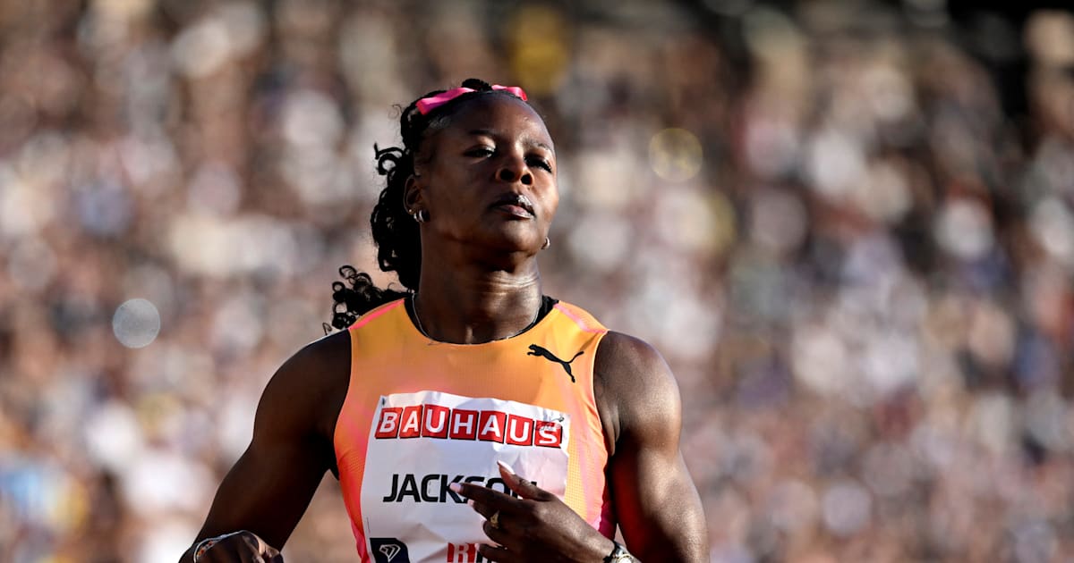 Shericka Jackson breezes through 200m prelims at Jamaican trials ...