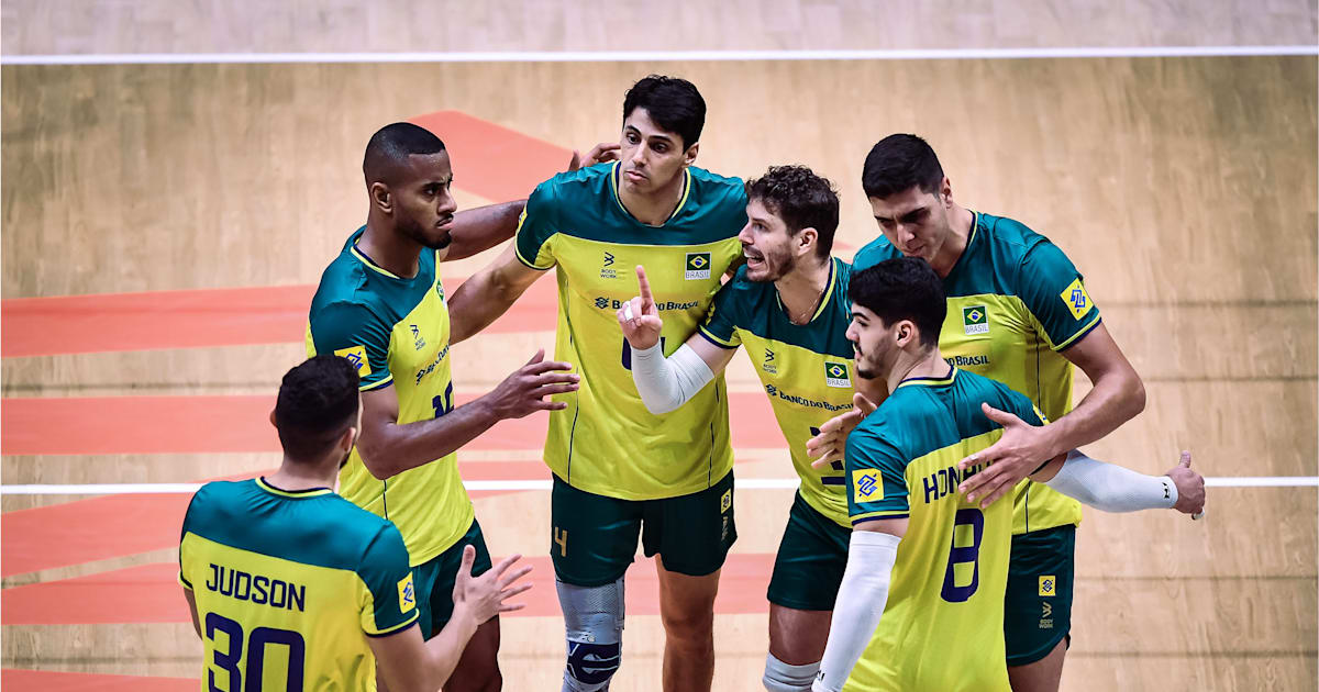 Liga das Nações de Vôlei (VNL) Masculino 2023: Horário e onde assistir a Brasil x Países Baixos