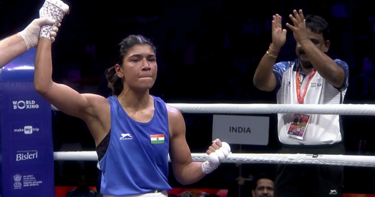 Nikhat Zareen takes charge to win gold medal | World Boxing Cup Finals ...