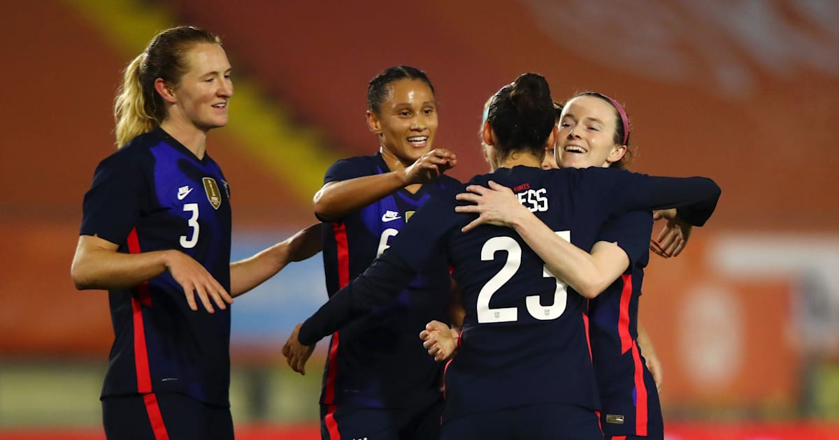U.S. women's national soccer team makes winning return to action
