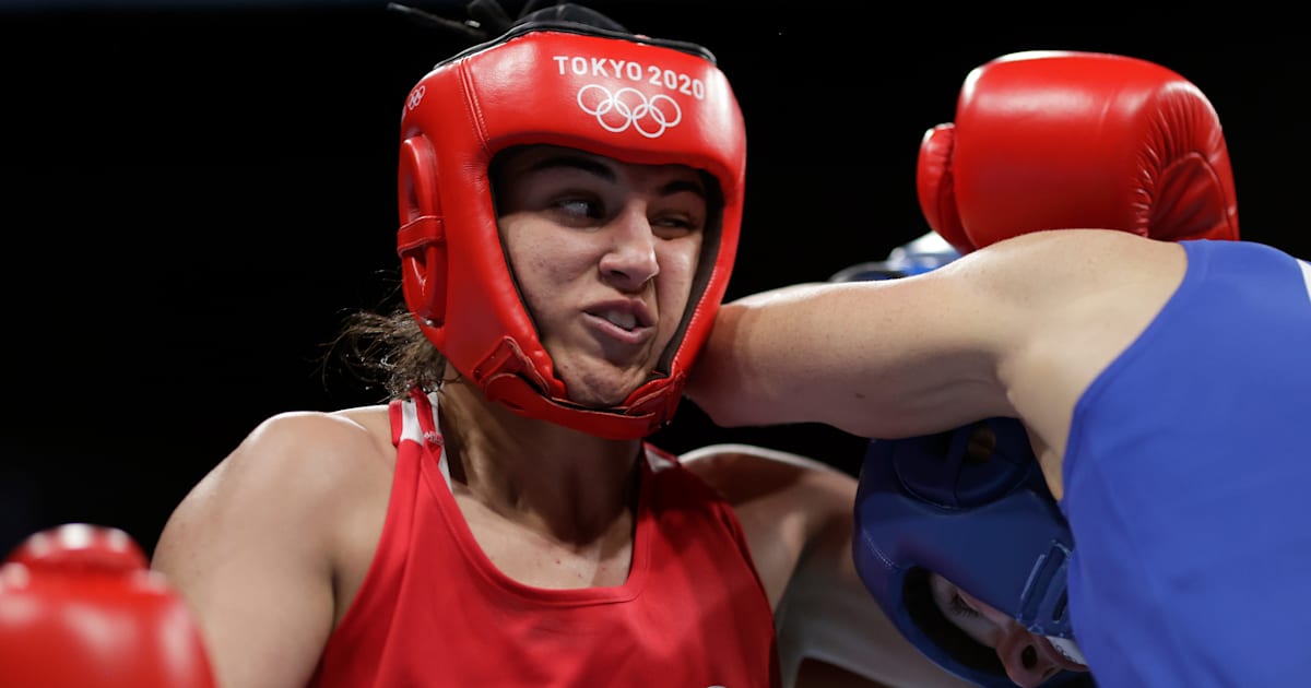 Busenaz Surmeneli vs Gu Hong, women’s boxing welterweight final at