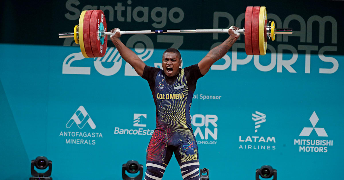 Copa del Mundo de Levantamiento de Pesas Ecuador y Colombia sacan