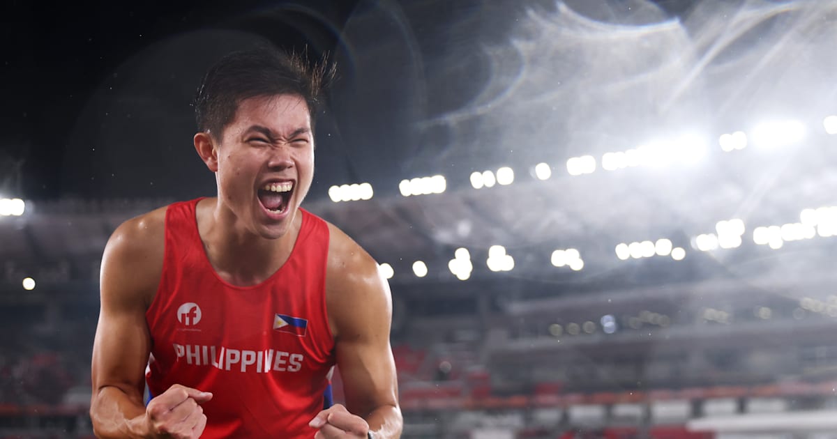 Asian Games Aichi-Nagoya 2026: Philippines' EJ Obiena 'very satisfied' with second pole vault title after rain slip