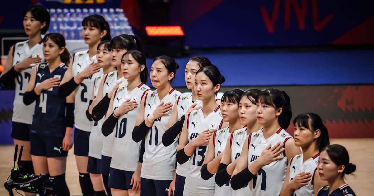 여자 배구 2025 VNL: 대한민국 0-3 독일