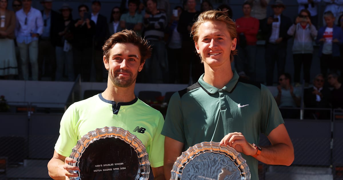 Madrid Open 2024 tennis: Australia’s Jordan Thompson wins doubles title