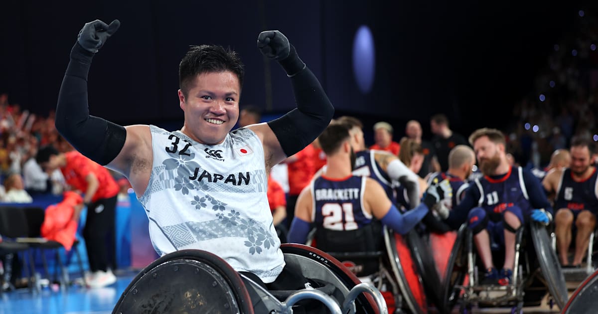 車いすラグビー日本代表「金」若きエースが躍動！ 橋本勝也がチーム最多トライで優勝に貢献／パリ2024パラリンピック