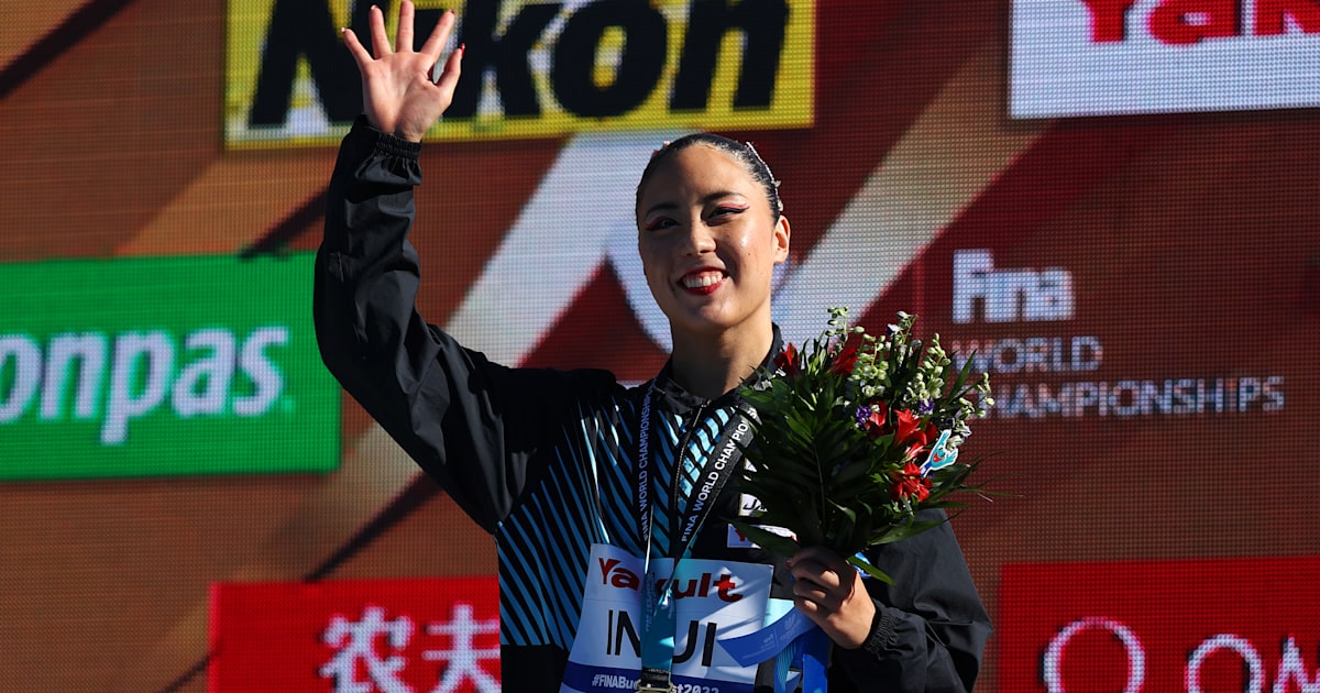 アーティスティックスイミング】世界水泳ブダペスト:乾友紀子が アーティスティックスイミング】世界水泳ブダペスト:乾友紀子が