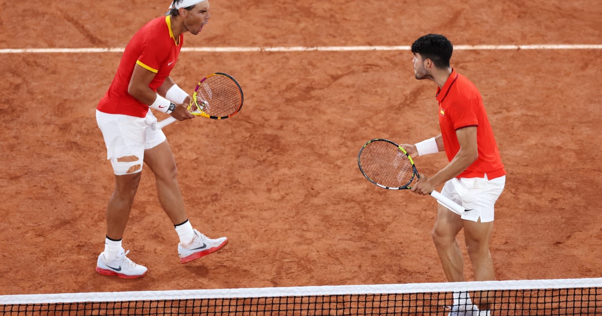 スペインのカルロス・アルカラス＆ラファエル・ナダル、パリ2024の