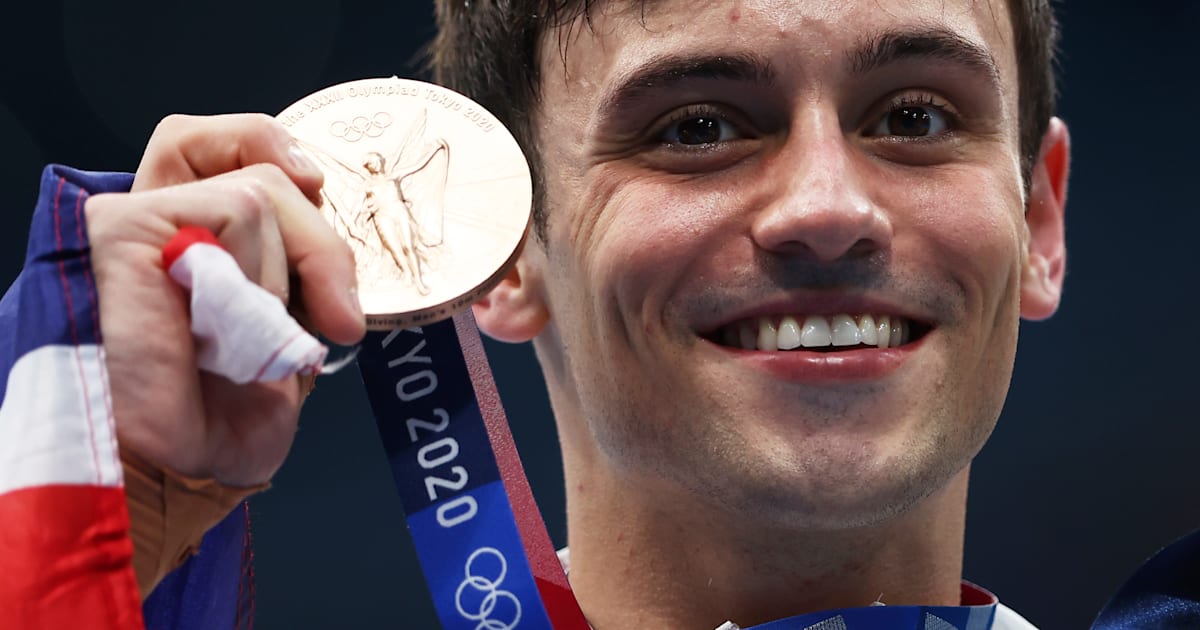 Tom Daley "over the moon" after gold and bronze at Tokyo Olympics