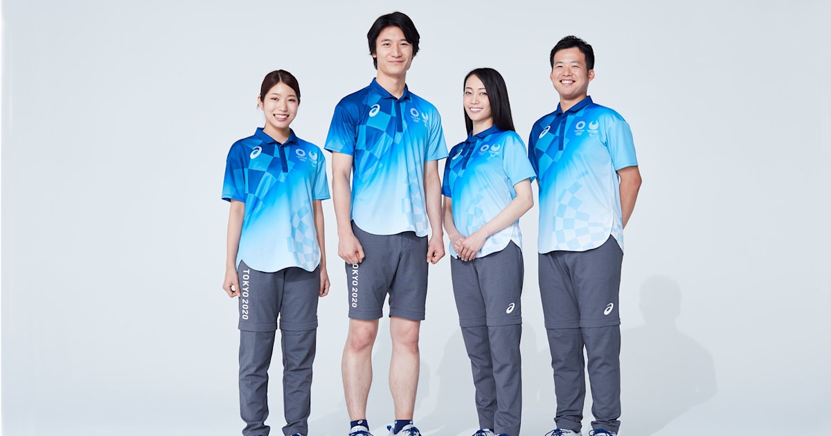 Field Cast' and 'City Cast' uniforms for Tokyo 2020 staff and
