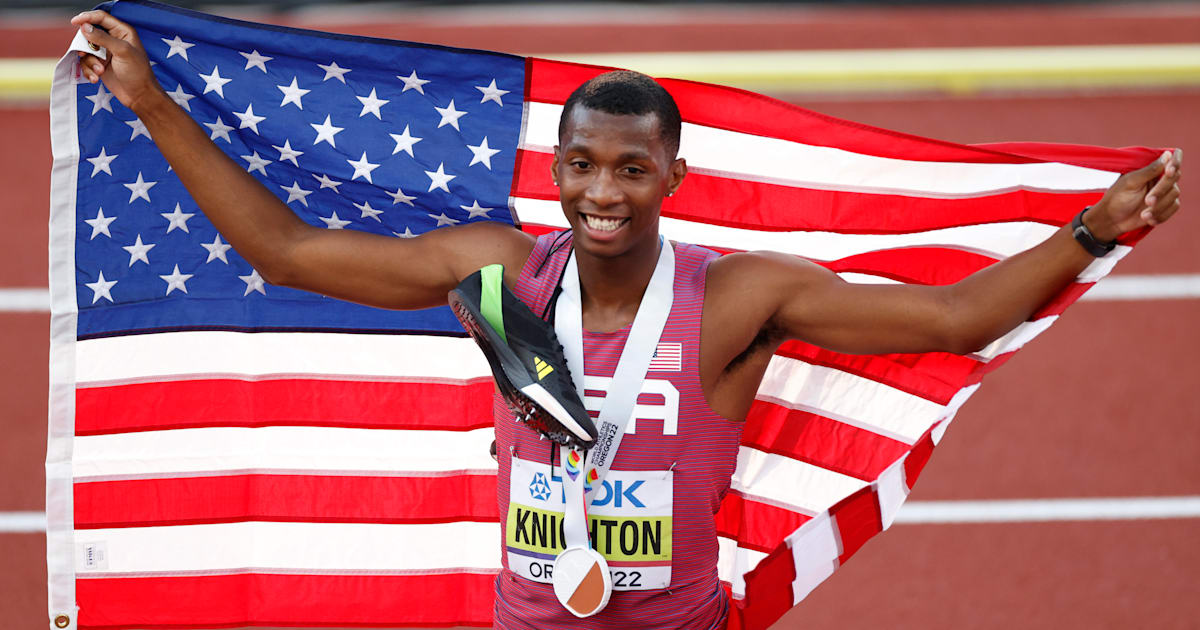 The race to succeed Usain Bolt Erriyon Knighton, Letsile Tebogo and