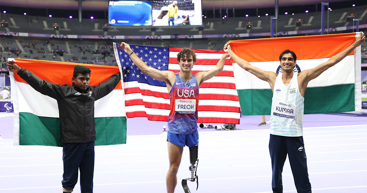 Sharad Kumar remporte l’argent au saut en hauteur, Mariyappan Thangavelu le bronze