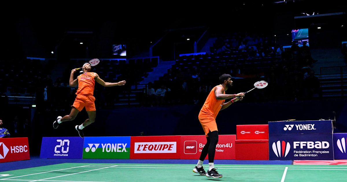 French Open badminton 2024 ChiragSatwik in final; Lakshya Sen knocked out