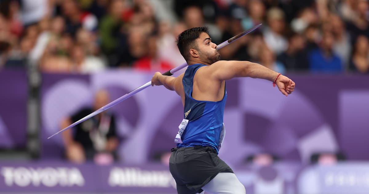 Navdeep Singh breaks record and wins gold medal in javelin throw