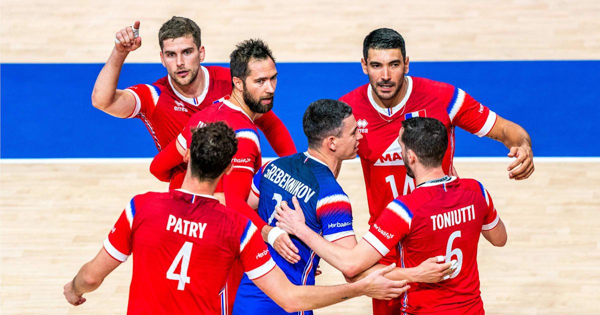 VNL 2024 masculino Francia, campeón tras derrotar a Japón; vea todos