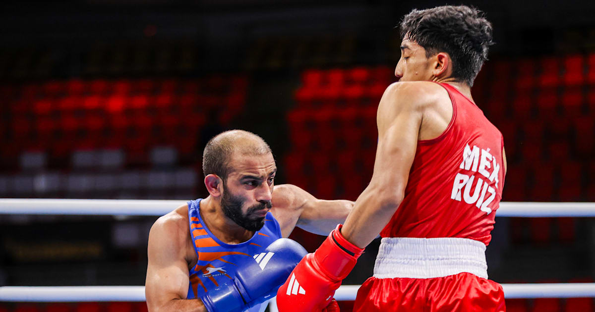 Amit Panghal Victorious in First Round