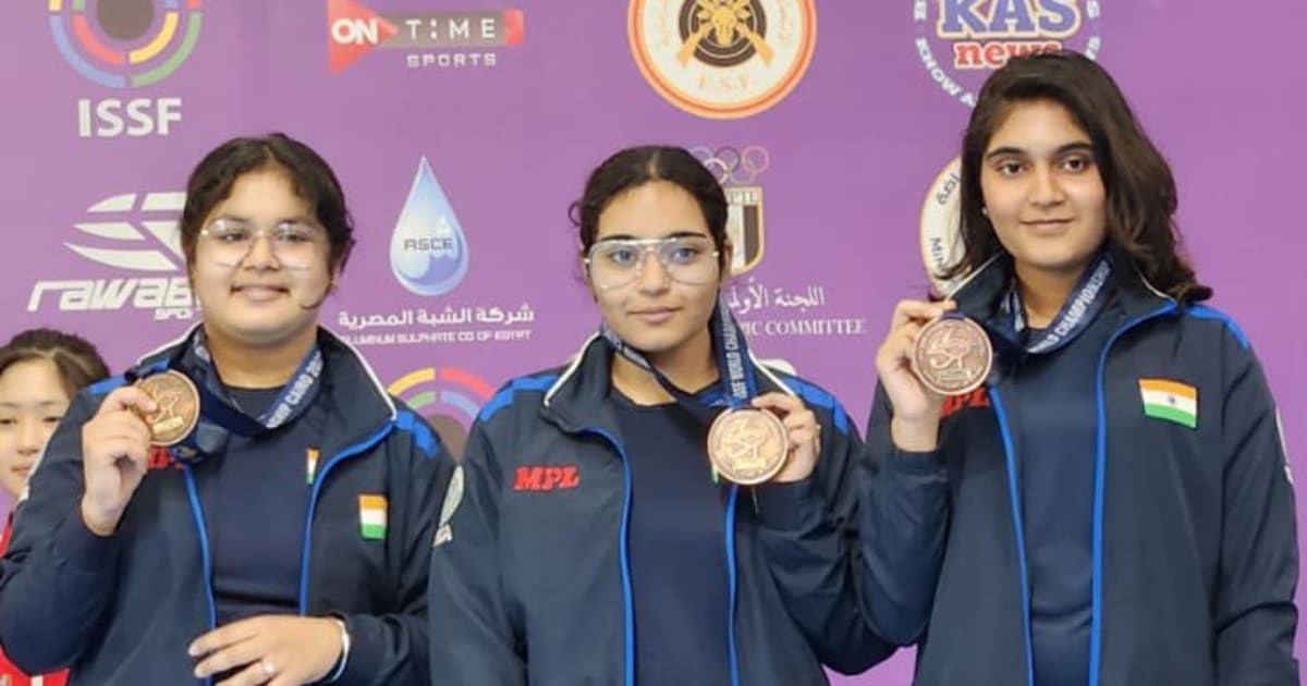 ISSF Rifle/Pistol World Championship 2022: India win bronze in 25m ...