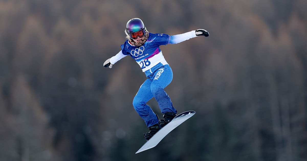 올림픽 스노보드 크로스에 출전한 우수빈 관련 대표 이미지