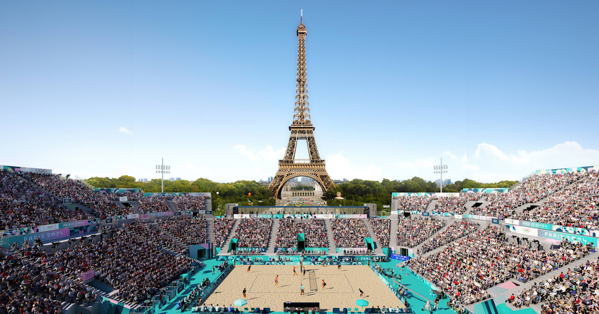 Eiffelturm Stadion Paris 2024