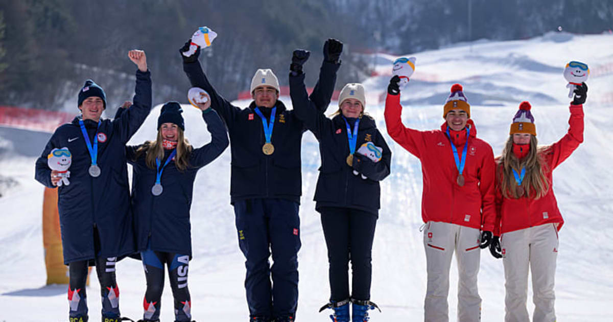 Mixed Team Skicross SkiFreestyle Highlights Olympische Jugend