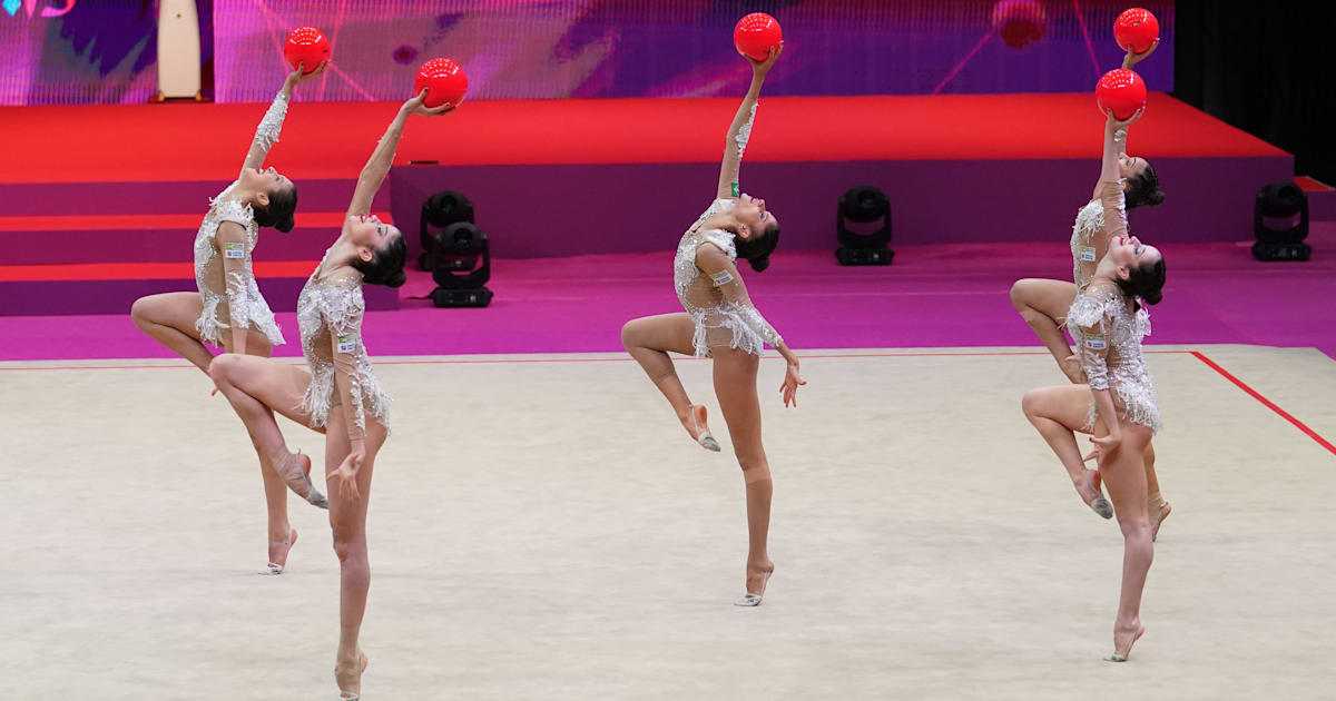 Seleção da AGN faz história na Ginástica Rítmica