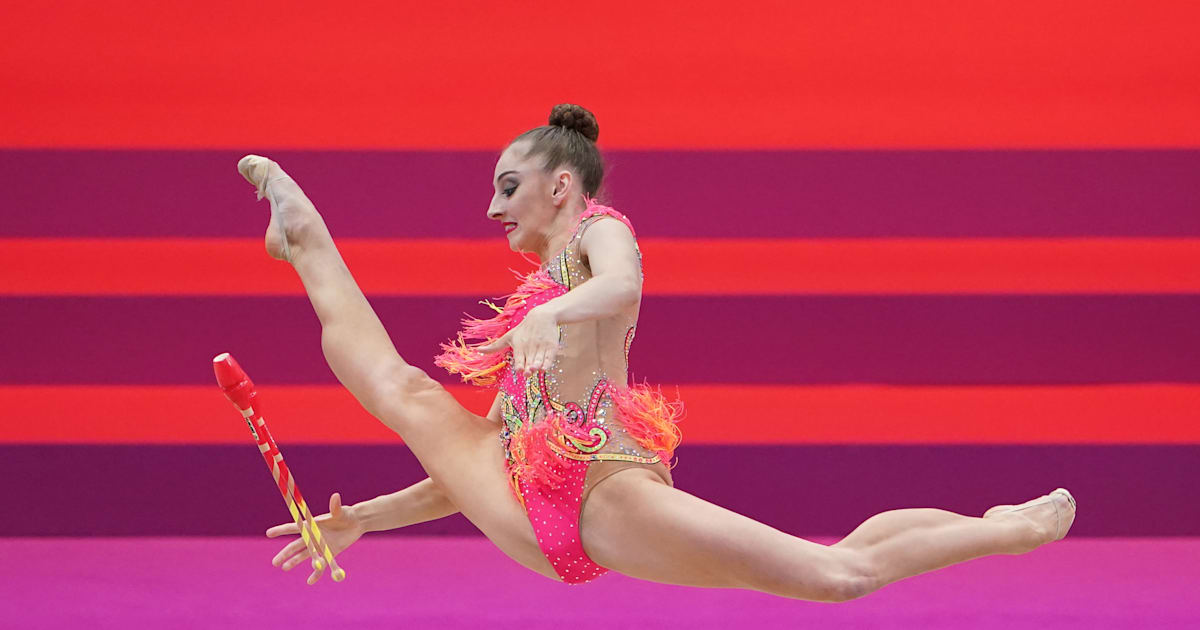 Boryana Kaleyn takes allaround title at 2023 European Rhythmic